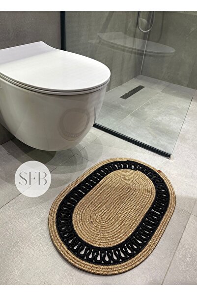 HomeTurko Klozet Önü Paspası 40x60cm, Banyo Paspası, Küçük Paspas, Klozet Pas...