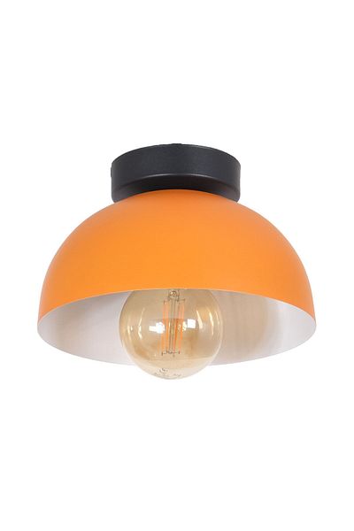 Fer Avize Kante Modern Design Cafe Kitchen Hall Living Room Low Ceiling Orange Color Metal Single Chandelier