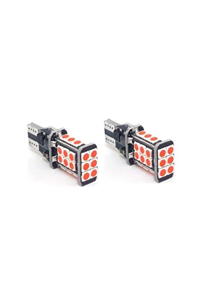 FEMEX Fmx W16w Dipsiz T15 Kırmızı Led Ampül (2 Adet)