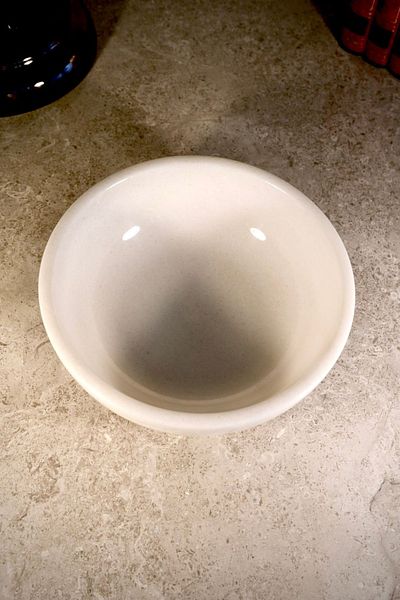 Marbel Concept White Marble Handmade Dining and Presentation Marble Bowl