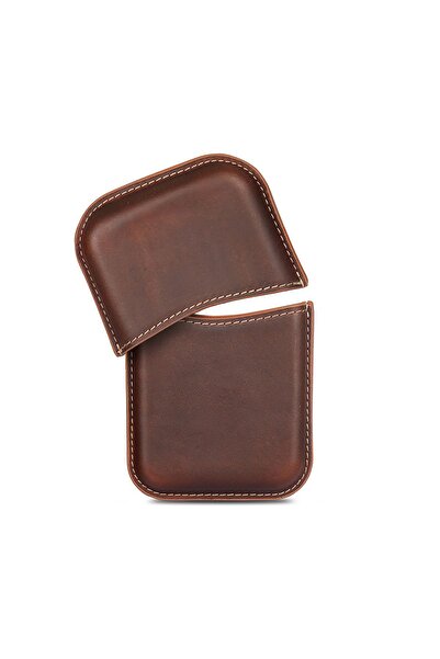 LONDO Hava ve Aroma Sızdırmaz Puro Kılıfı Kahverengi