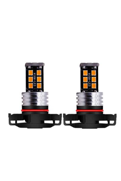 FEMEX Psy24w Led 24 Ledli Sinyal Ledi Amber Turuncu (2 Adet)