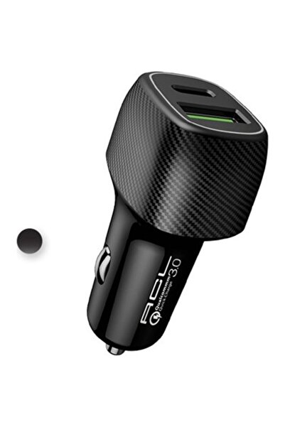 Genel Markalar Ac-93 38watt Araç Çakmaklık Hızlı Sarj Cihazı 3.0 Iphone Pd Kablo