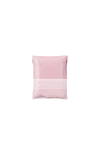 GÖZE PACK Cepli Renkli Kargo Poşeti - 35x45 Cm - Gül - 100 Adet