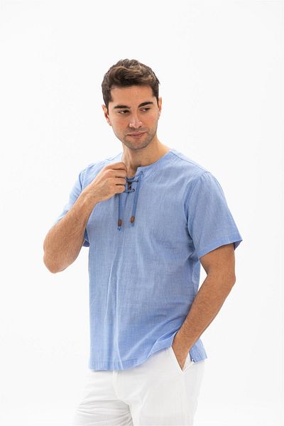 iscarpin Bohemian Linen Shirt - Battal Design