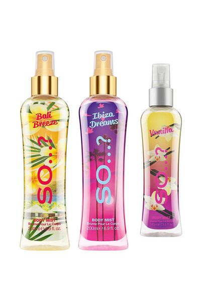 So Fragrance So…? Bali Breeze & Ibiza Dreams (200ML), Vanilya (100ML) Vücut S...
