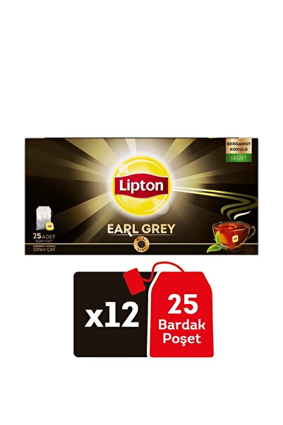 Lipton ليبتون إيرل جراي أكواب أكياس 25 × 12 قطعة