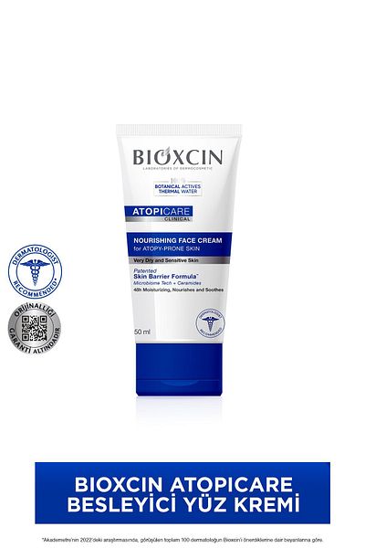 Bioxcin Atopicare Atopy Tendency Face Cream 50 Ml - Microbiome, Ceramide Nourishing