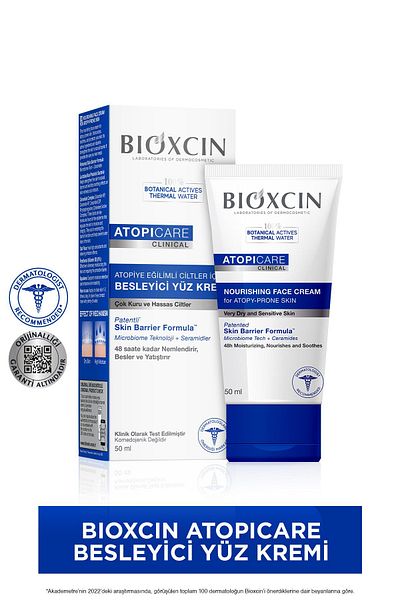 Bioxcin Atopicare Atopy Tendency Face Cream 50 Ml - Microbiome, Ceramide Nourishing