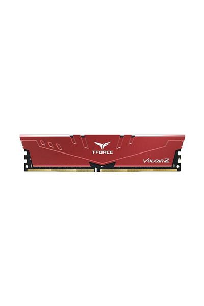 T-Force Team 16Gb Ddr4 3200Mhz Cl16 Pc Ram Vulcan Z Red Tlzrd416G3200Hc16F01