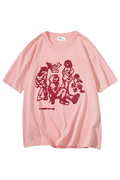 Carpe Μπλουζάκι Tyyz Pink Oversize