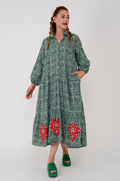 Park Moda AN10522 ΦΟΡΕΜΑ ΠΟΥΚΑΜΙΣΟ ΜΕ ΛΕΠΤΟΜΕΡΗ ΚΕΝΤΗΜΑ ΜΑΡΙΝ