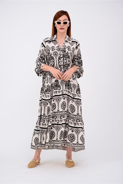 Park Moda An10385 Regina Flounce Dress
