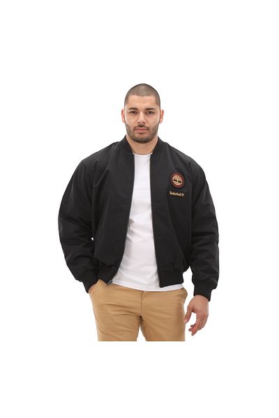 Timberland Ανδρικό μπουφάν Timberland Bomber - Σήμα Σεληνιακής Πρωτοχρονιάς, Μαύρο