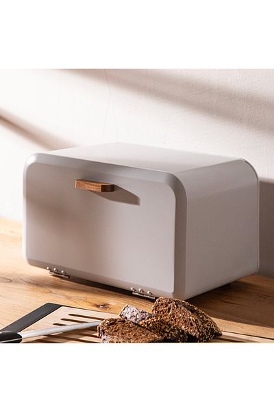Chakra Agni Bread Box 35x23 cm Grey
