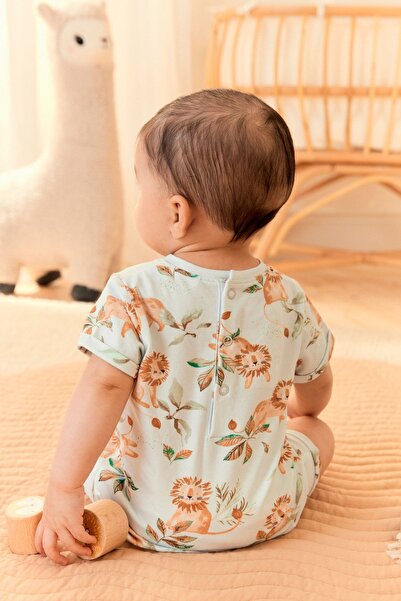 Next Baby Aslan Desenli Bebek Romper
