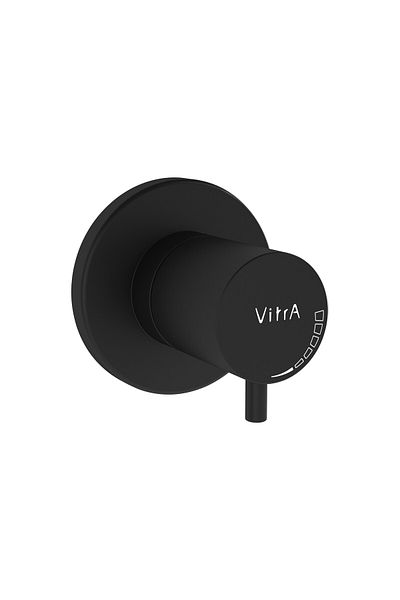 VitrA Origin A4145836 Built-in Stop Valve, Surface Mounted, Matte Black