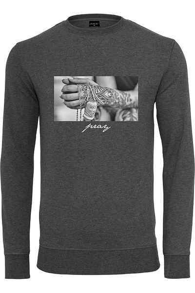 Mister Tee Herren Pray 2.0 Crewneck
