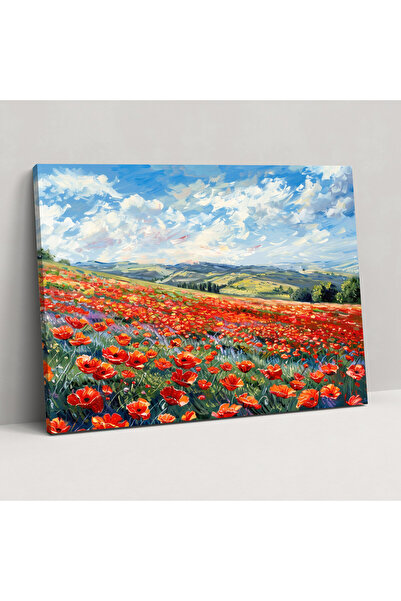 Popcas Claude Monet Gelincik Tarlası Kanvas Tablo, Claude Monet, Duvar Dekora...
