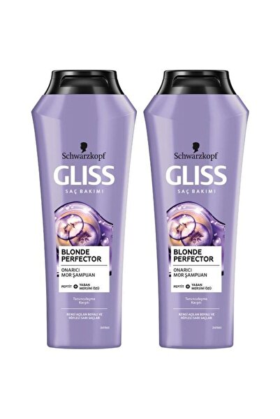 Gliss Blonde Perfector Mor Şampuan 250 Ml X 2 Adet