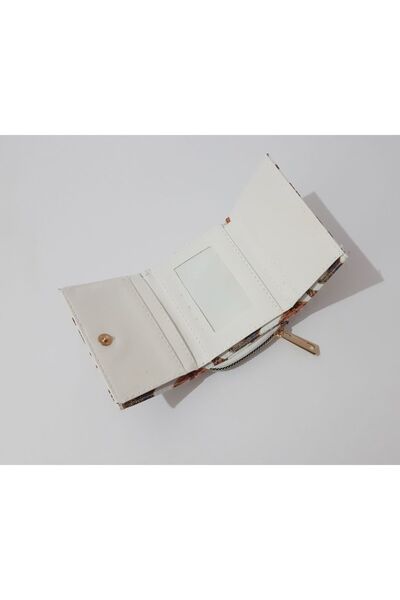 renkli çiçekler Portofel pentru copii cu model caracatiță 11x8 CM