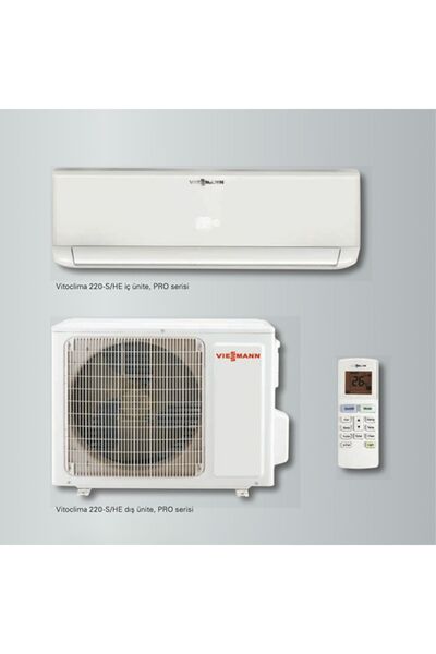 Viessmann 9000Btu (Montaj Hariç) Viessmann Vitoclima 200-S/HE DC Inverter PRO serisi W2025MEN3