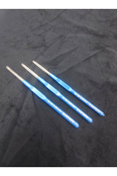 Kartopu Mavi Plastik Saplı Dantel Tığı 20 No