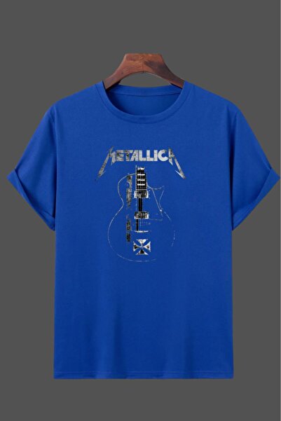 oneagılyazı Голяма унисекс тениска с принт Metallica
