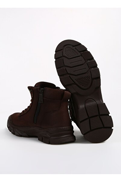 Bulldozer Deri Kahve Erkek Bot BUL-240038