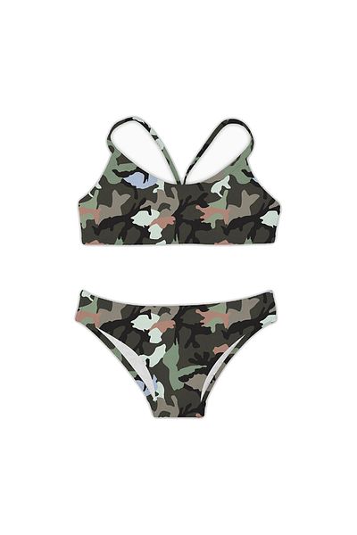 SLIPSTOP Ranger Junior - Bikini pentru copii de culoare kaki