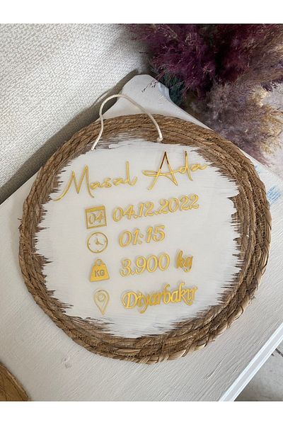 Modayna White - Plexi Baby Birth Size Weight Board