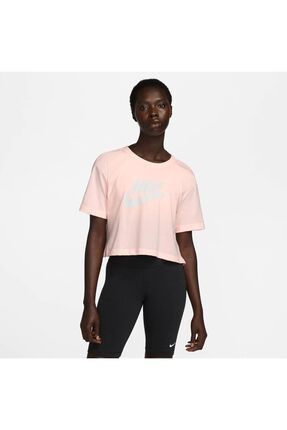 Nike Bv6175 611 Sportswear Essential Cropped Kad n T shirt Fiyat Yorumlar Trendyol