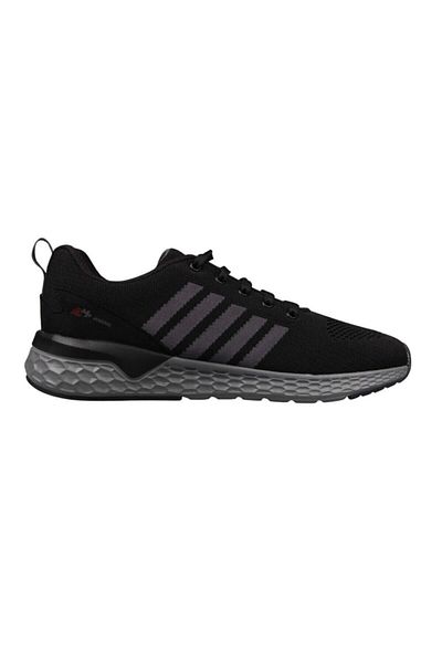 M.P. Men's Lace-Up Black Sports Shoes 221-2303mr 100