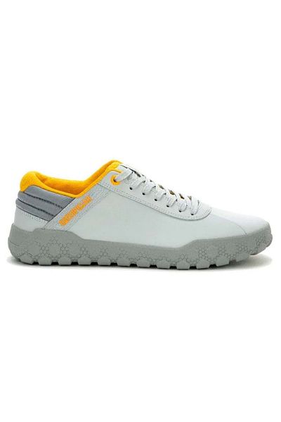 Cat Caterpillar P111335 Hex + Shoes Casual Men's Shoes GRAY-YELLOW