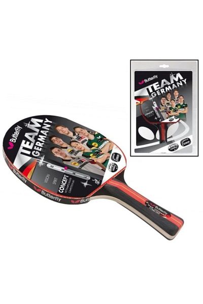 BUTTERFLY Team Germany Concept P.p.racket Colorful Unisex Table Tennis Racket