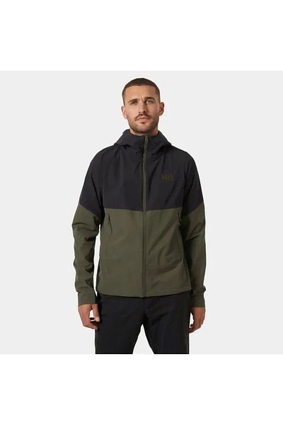 Helly Hansen Men's Hooded Softshell Coat - BLAZE Khaki