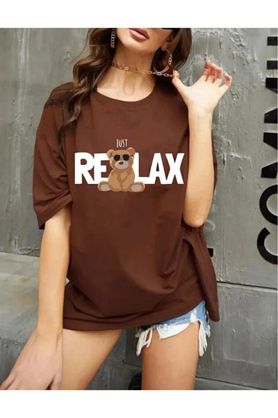 Evomind 1 μπλουζάκι για αγορές 5 και άνω στο καλάθι - Unisex Relax Printed Oversize T-shirt