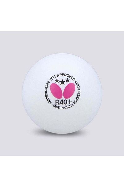 BUTTERFLY Tt Ball 3 Star 3Er R40+ 85144S Table Tennis Ball