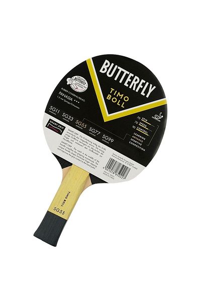 BUTTERFLY Butterly Tt-bat Timo Boll Sg55 P.p. Racket Colorful Unisex Table Tennis Racket