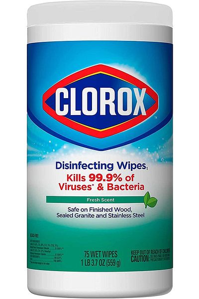 Clorox Disinfecting Wipes Can Fresh Scent 75 count