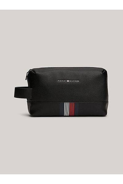 Tommy Hilfiger Medium Washbag with Metal Logo Detail