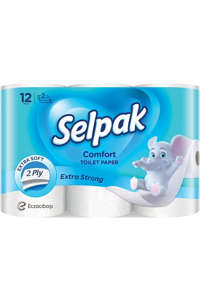 Selpak Toilet Paper Comfort 12 Rolls