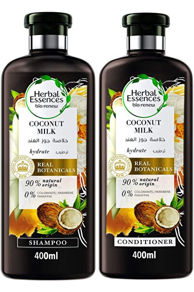 Herbal Essences Bio:Renew Coconut Milk Shampoo + Conditioner 400ml@25%OFF