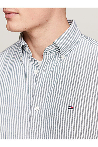 Tommy Hilfiger Heritage Stripe Regular Fit Oxford Shirt
