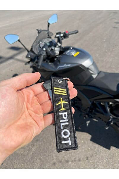 Yeles Pilot Motorcu Kumaş Anahtarlık
