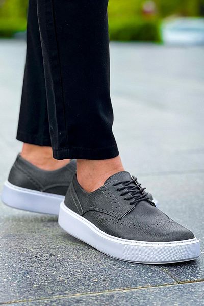 Joy Man J149 Change Over - Orthopedic Sole Casual Ανδρικά Κλασικά Παπούτσια CBT Anthracite