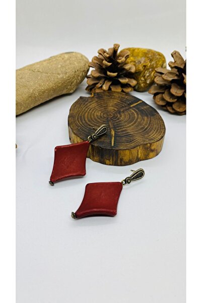 Porsuk Alternatif Handmade Brass Apparatus Women's Earrings