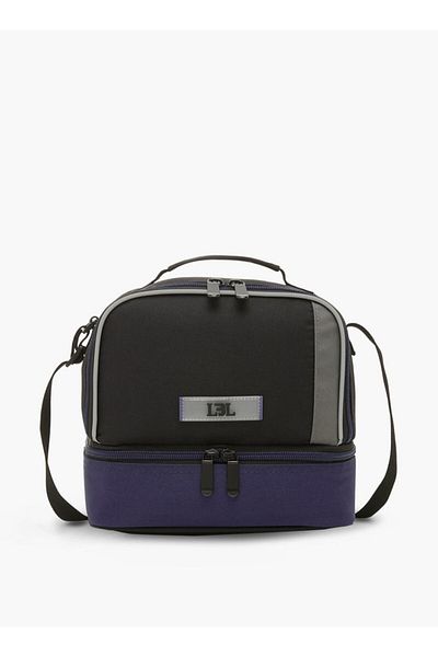 LBL by Shoexpress Colourblock Lunch Bag with Adjustable Strap