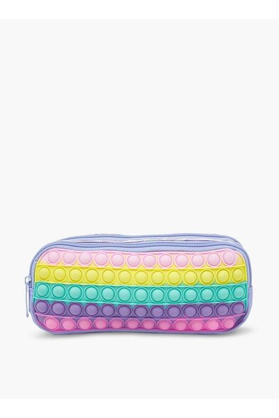 Flora Bella by Shoexpress LBL by Shoexpress Pop-It Striped 2-Compartment Pencil Case