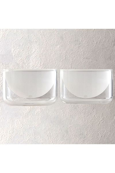 Jumbo Glory Double Wall Double Skin 400 مل وعاء غير شفاف مكون من قطعتين